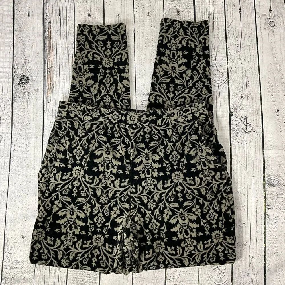 LANDS’ END Sport Knit High Rise Corduroy Pattern Leggings